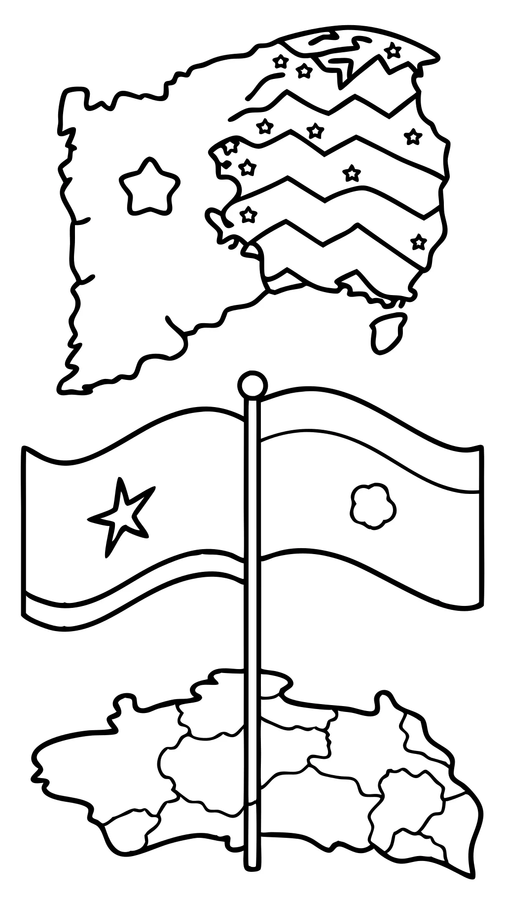 flags of countries coloring pages